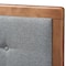 Baxton Studio Cosma Ash Walnut Wood 4-Drawer Queen Size Platform Storage Bed 173-9432-10669 - alternate 2
